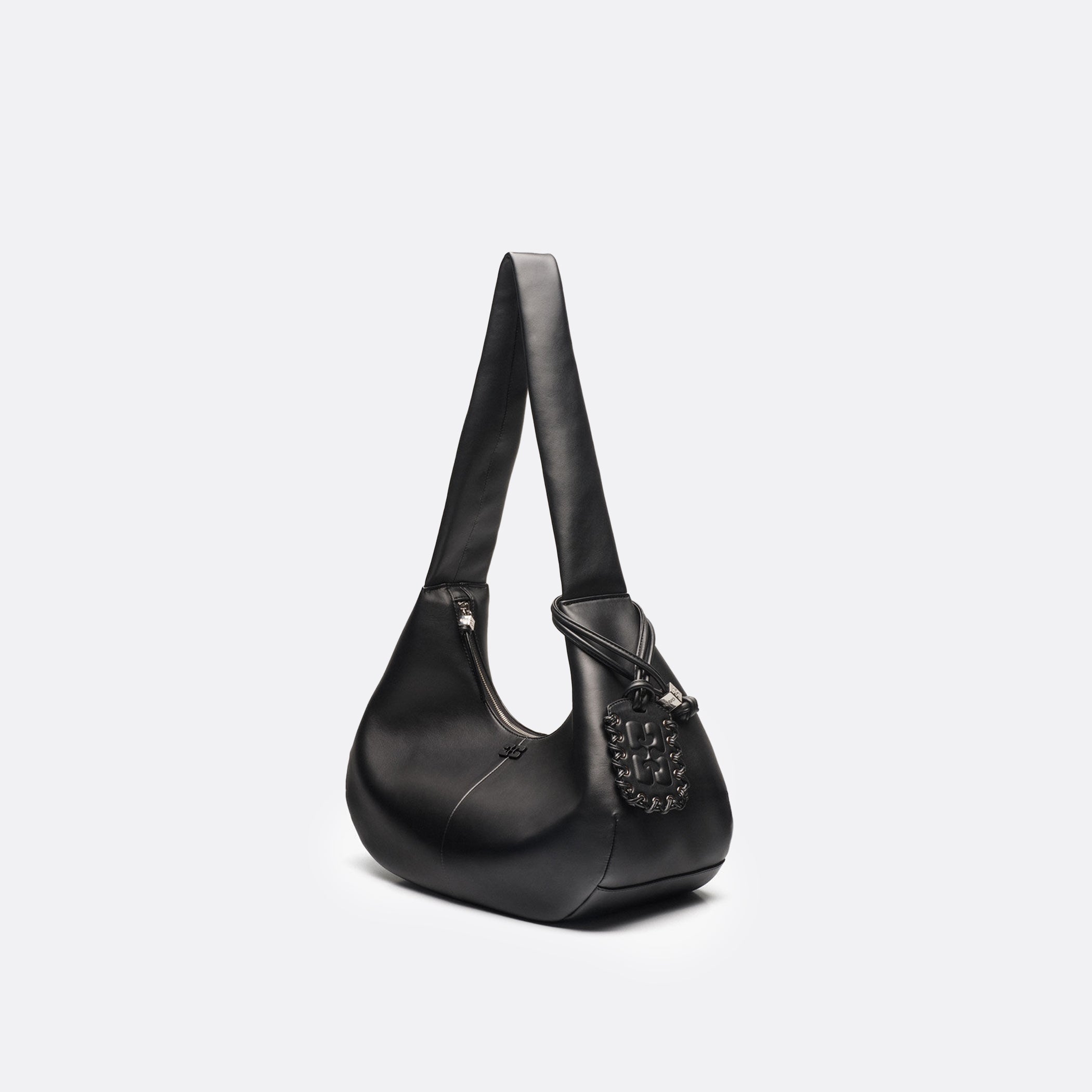 GANNI Black Hobo Bou Bag