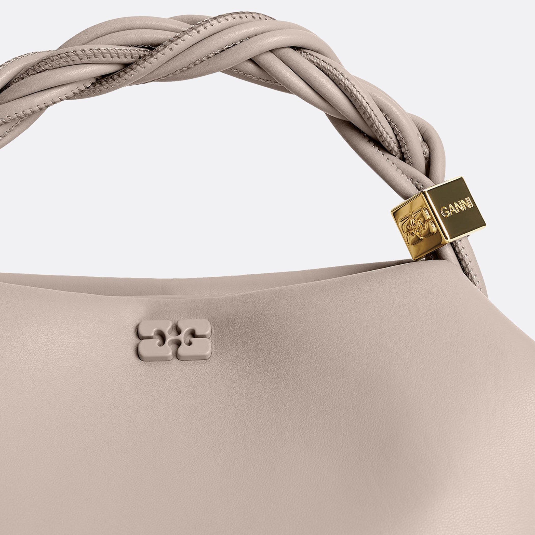 GANNI Light Grey Bou Bag