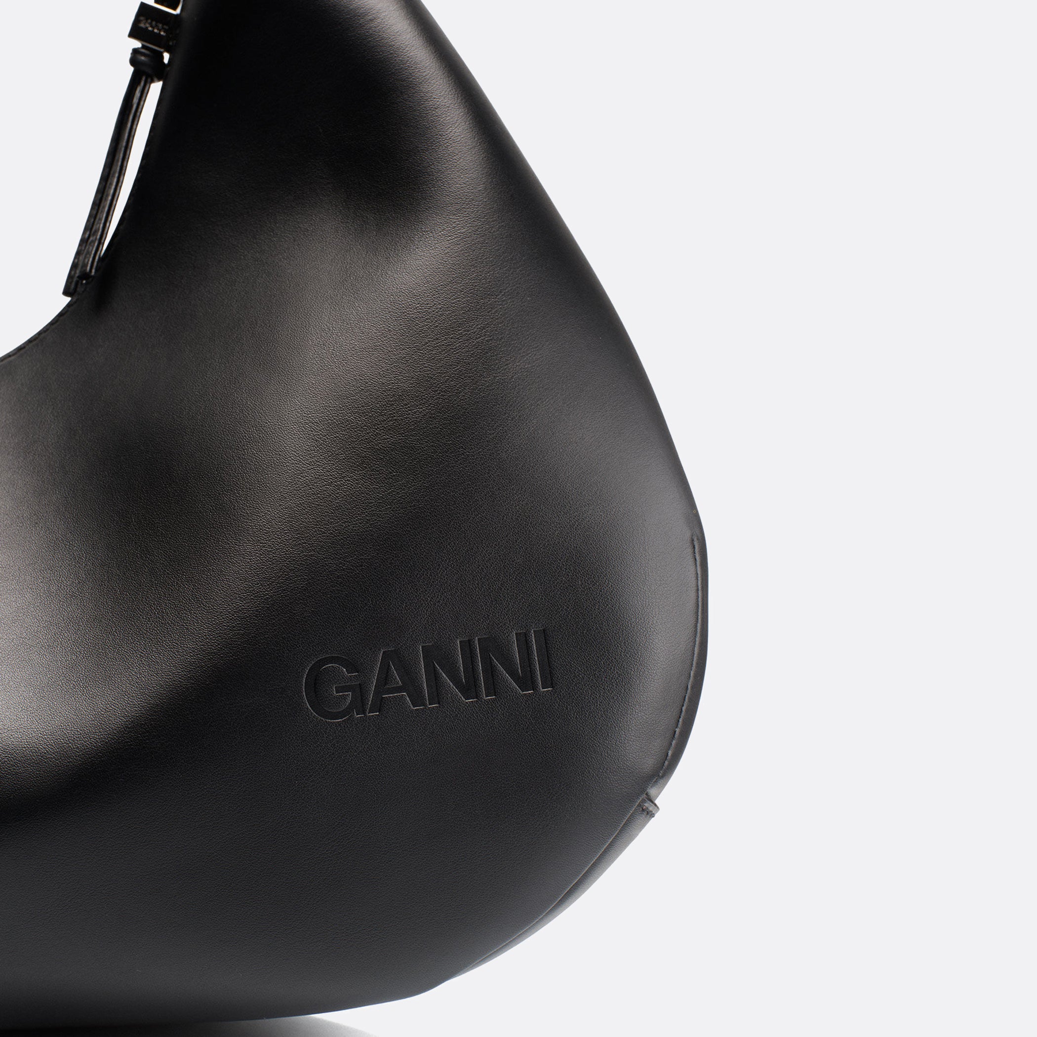 GANNI Black Hobo Bou Bag