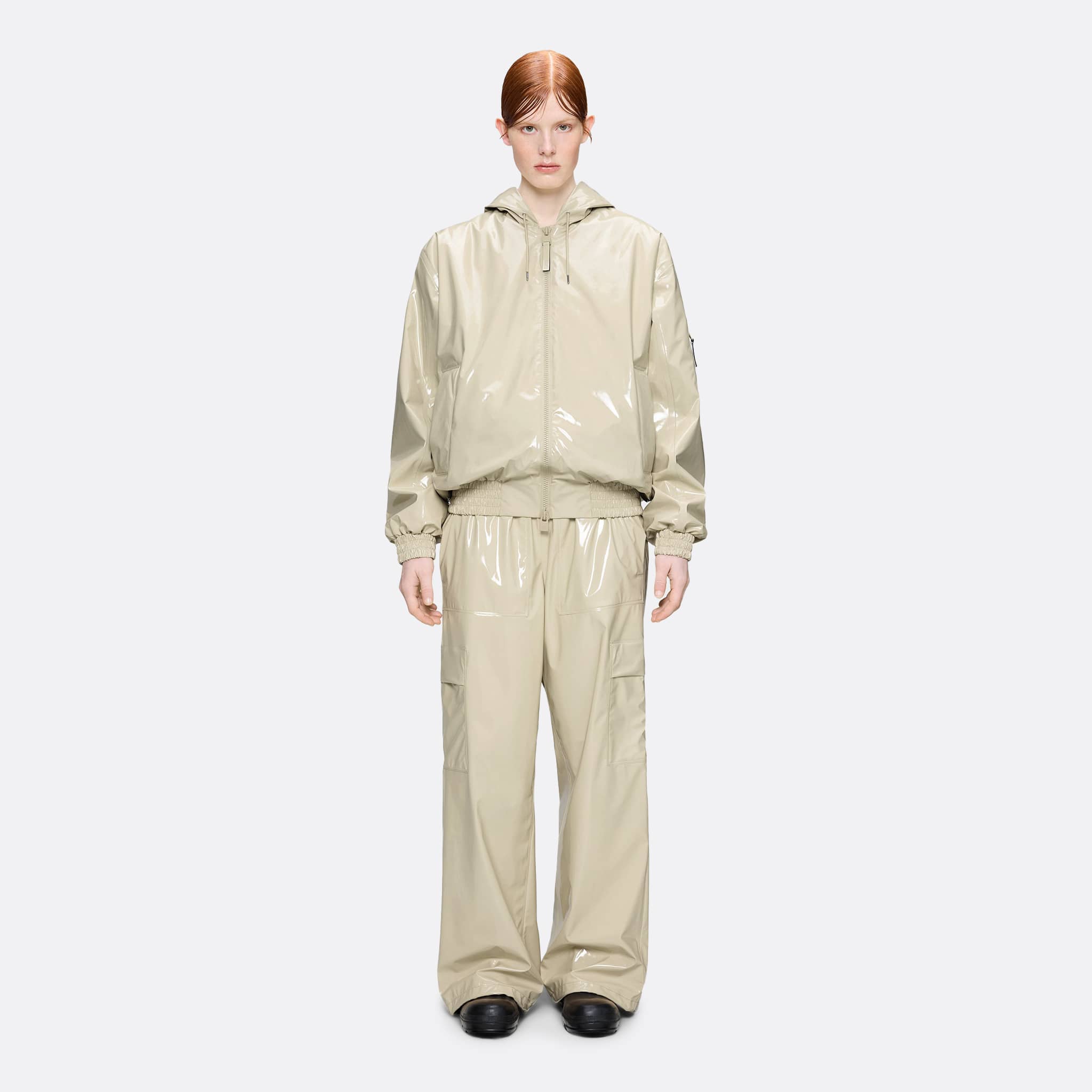 RAINS Lohja Insulated Bomber Jacket in Shore