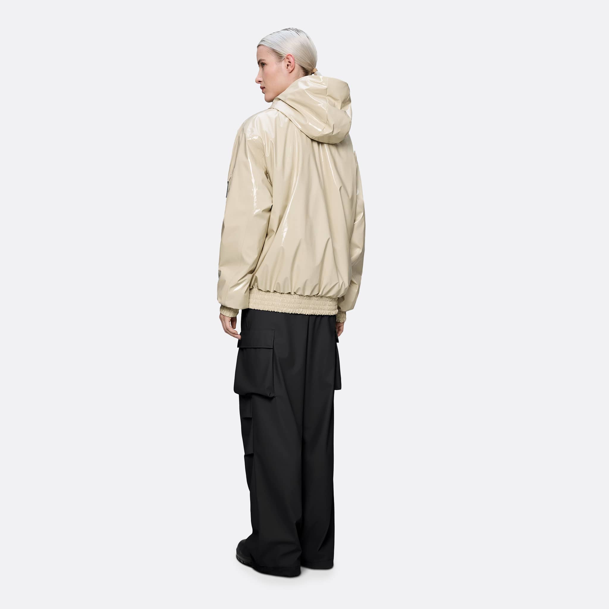 RAINS Lohja Insulated Bomber Jacket in Shore