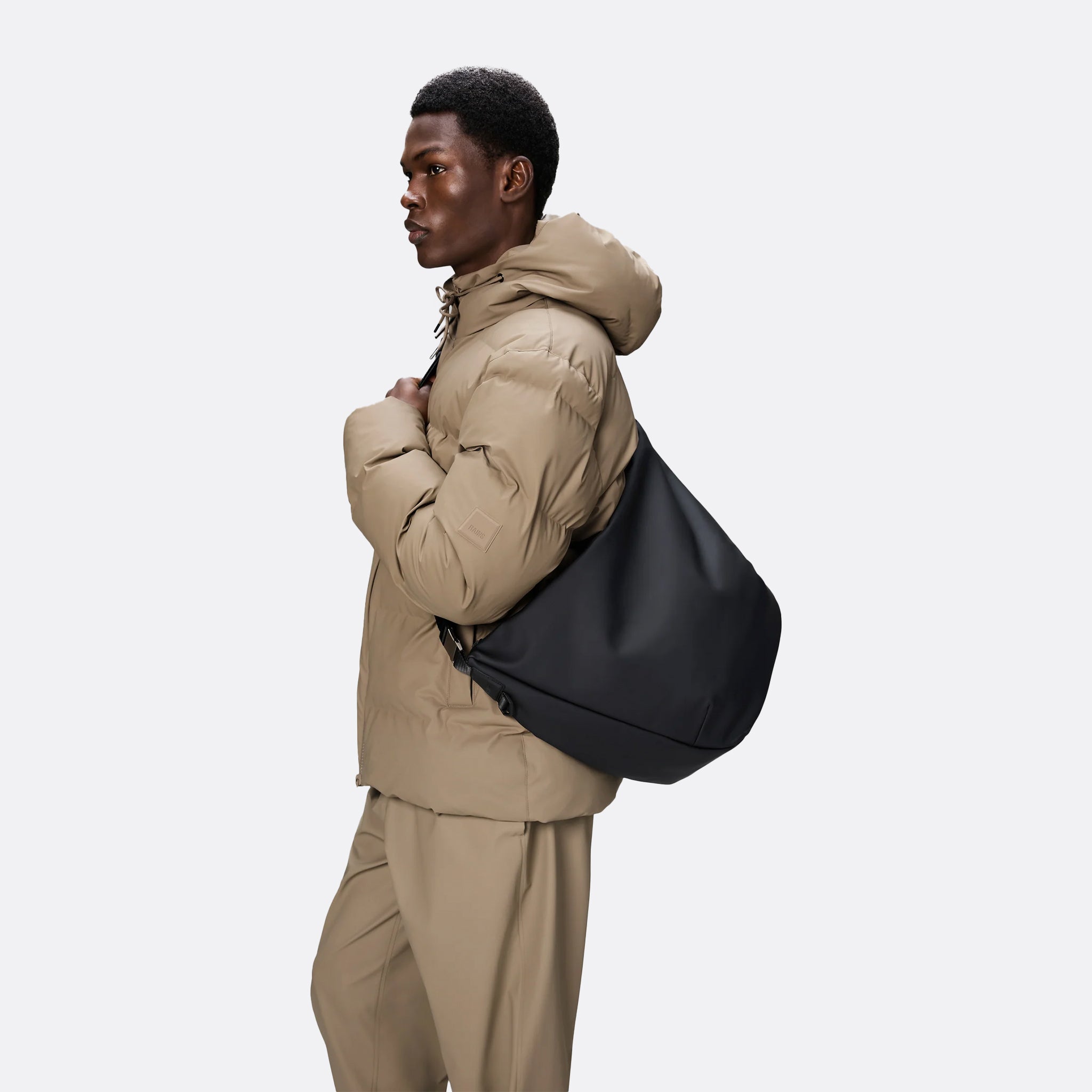 RAINS Valera Shoulder Bag Large in black