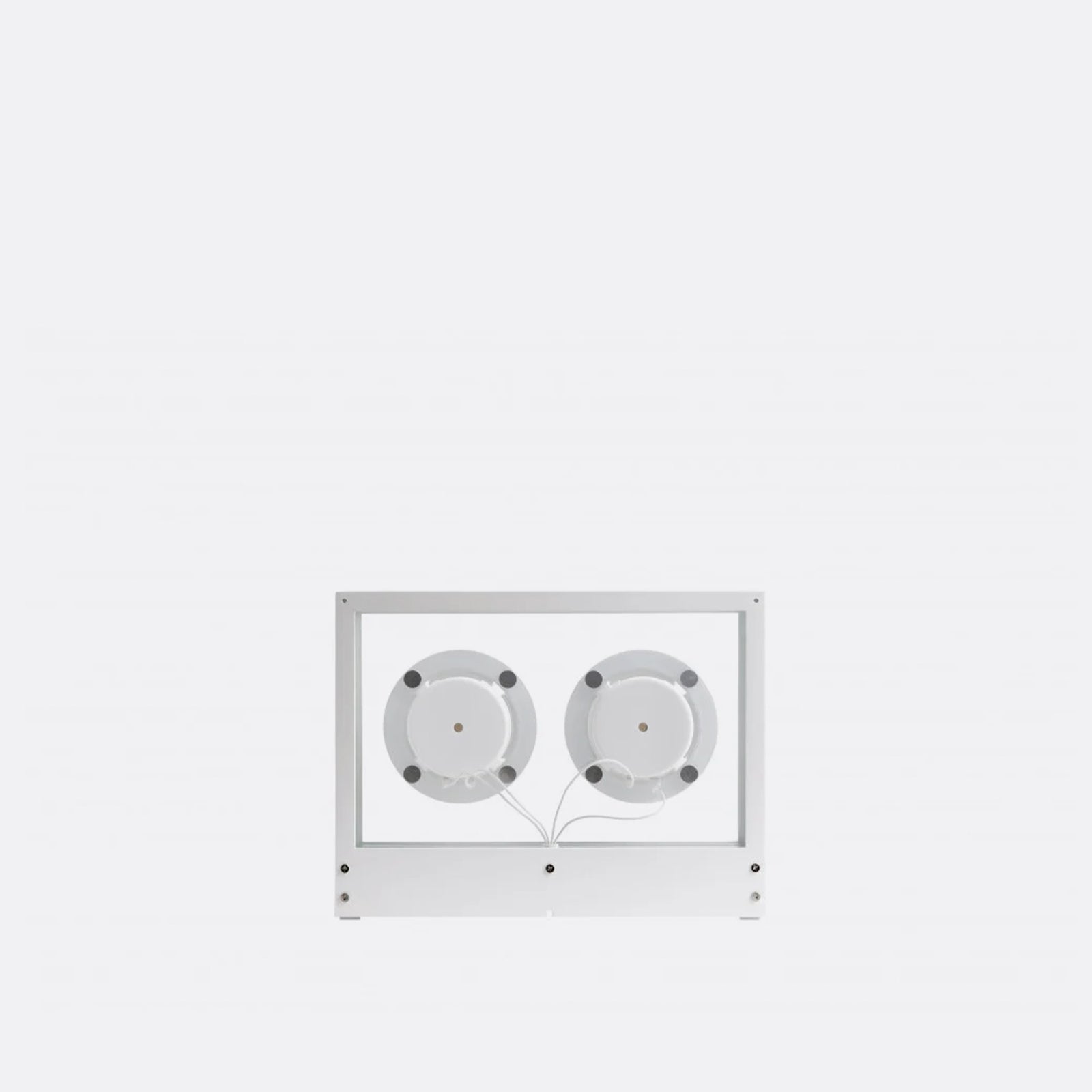 Small Transparent Speaker White