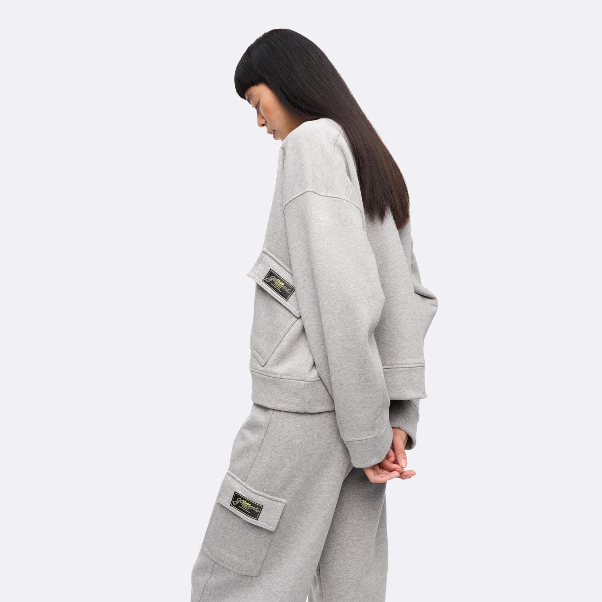 ELLIS ROSCH GANNI Terry Drop Shoulder Sweatshirt