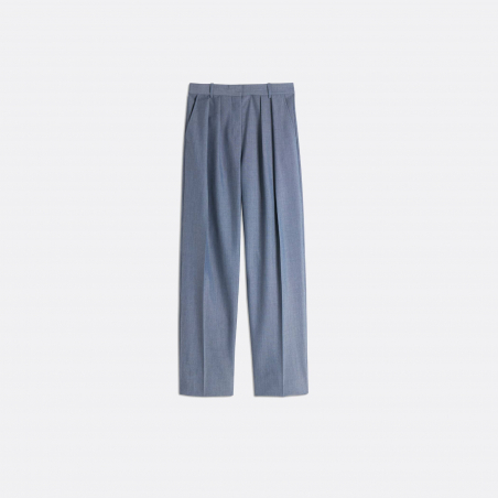 Double Pleat Slouch Trousers