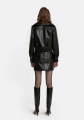 LVIR Glossed Vegan Leather Bomber Jacket LVIR Glossed Vegan Leather Bomber Jacket