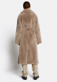 Proenza Schouler White Label Faux Fur Belted Coat