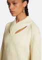 Proenza Schouler White Label Cashmere Merino Cut Out Sweater