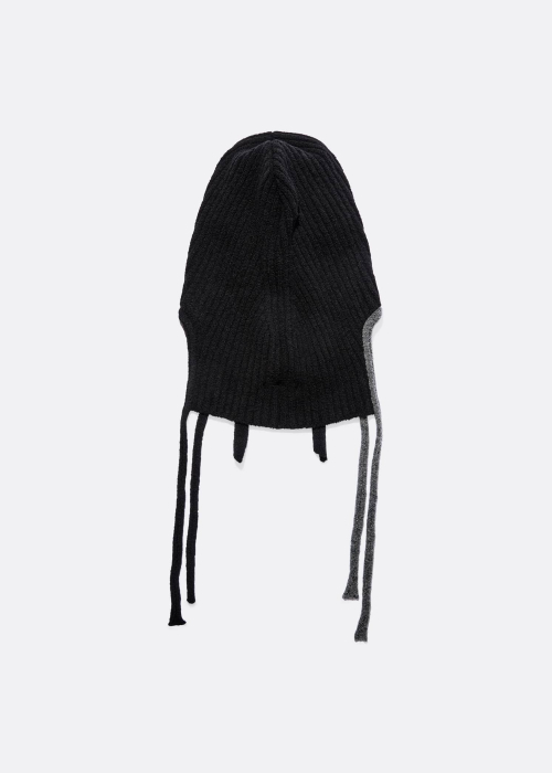 Bouclé Balaclava Knit Hood