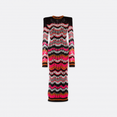 Multicoloured Knit Dress