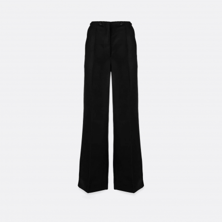 Pleated Wide-leg Trousers