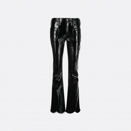 Patent Effect Trousers
