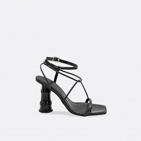 Patent Leather Strappy Sandaler