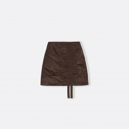 Ganni Nylon Mini Skirt