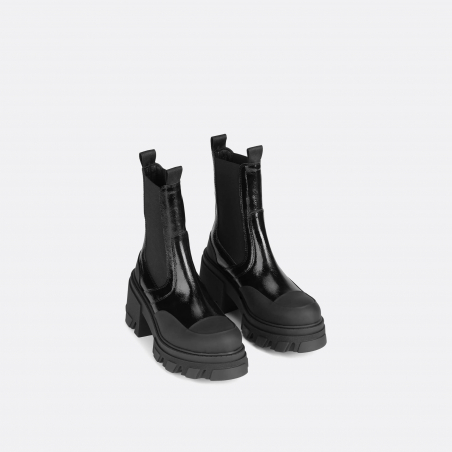 Ganni Cleated Heeled Chelsea Boot