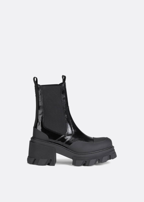 Cleated Heeled Chelsea Boot