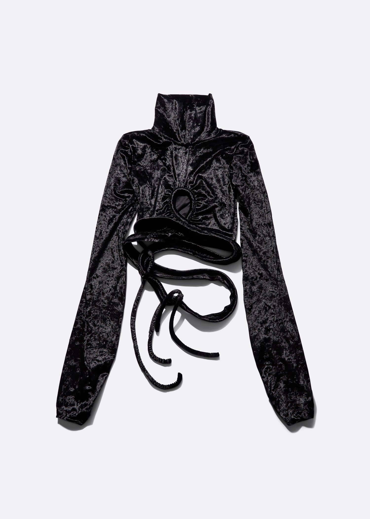 Ottolinger Velvet Wrap Loop Top