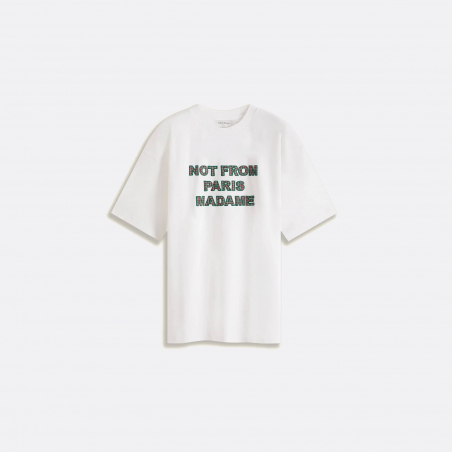 ’T-Shirt Slogan Tartan’ T-shirt