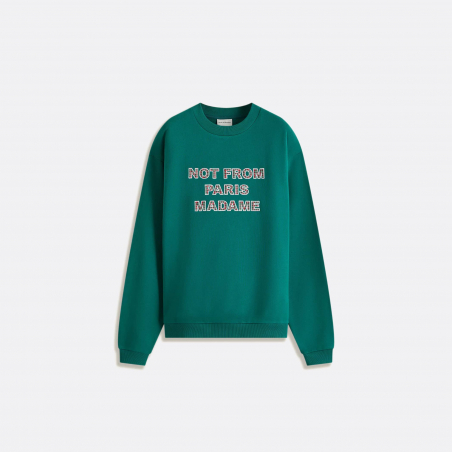 Drôle de Monsieur ‘Le Sweatshirt Slogan Tartan’ Sweatshirt