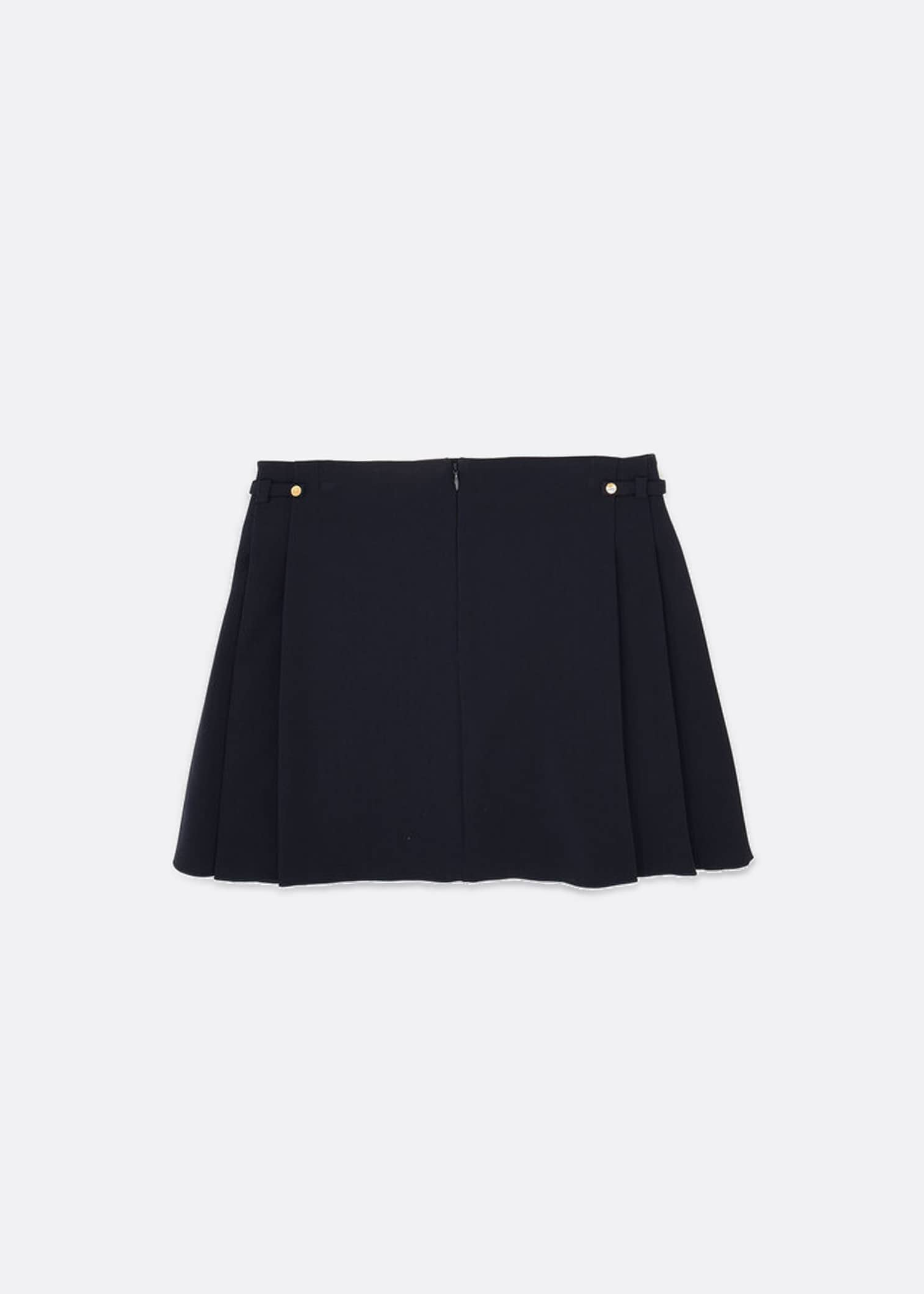 Low Classic Short Pleated Skirt