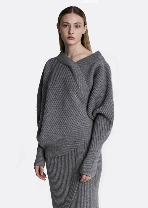 Unbalance Cashmere Sweater