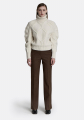 LVIR Cable Volume Sleeve Turtle Neck Sweater LVIR Cable Volume Sleeve Turtle Neck Sweater