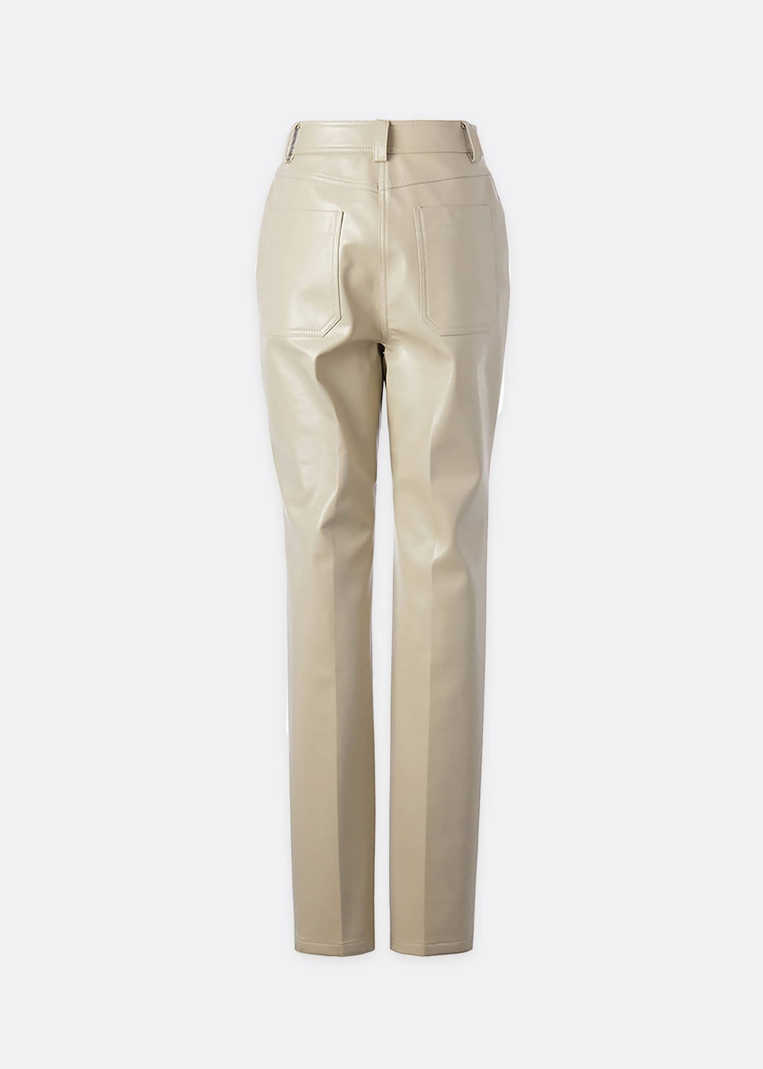 LVIR Glitter Faux Leather Fitted Pants