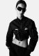 Coperni Cut-Out Cropped Bomber Jacket