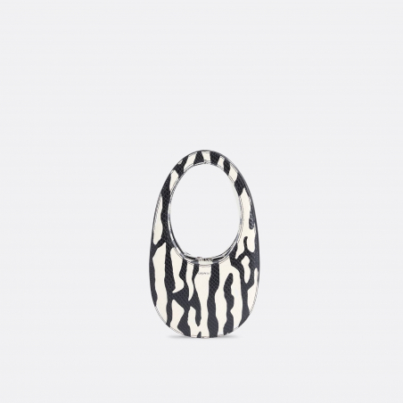 Coperni Mini Swipe Zebra Bag