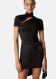 Coperni Asymmetric Draped Jersey Kjole