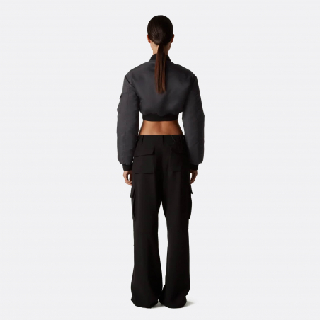 Coperni Cut-Out Cropped Bomberjakke