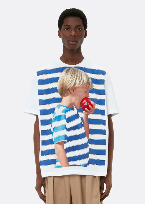 Boy With Apple Oversized T-shirt