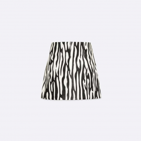 Coperni Zebra Print Mini Skirt