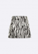 Coperni Zebra Print Mini Skirt