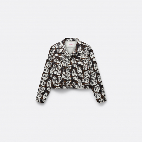 Art Denim Jacket