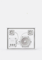 Transparent Speaker, White