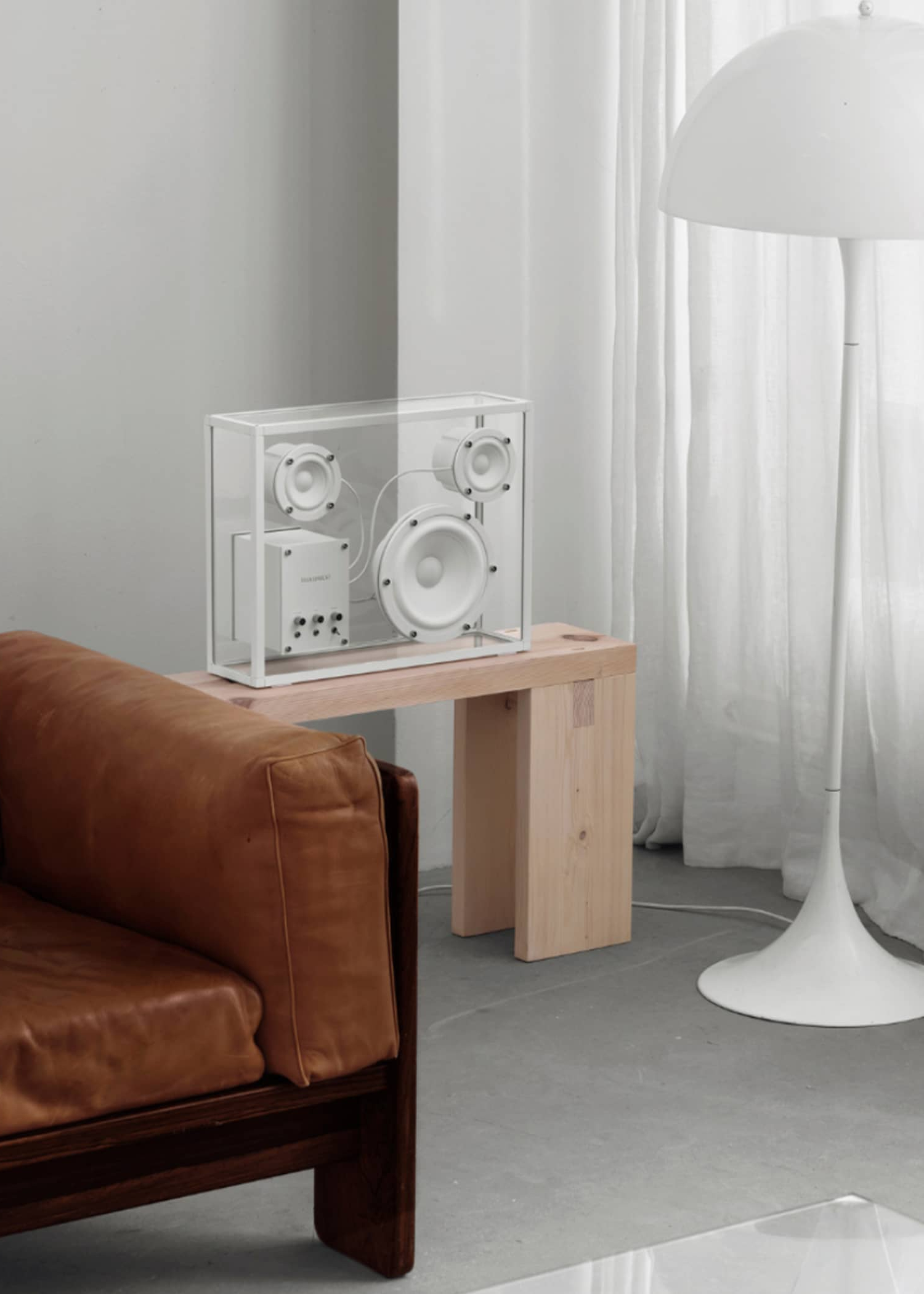 Transparent Speaker, White