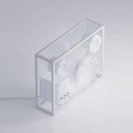 Transparent Speaker, White