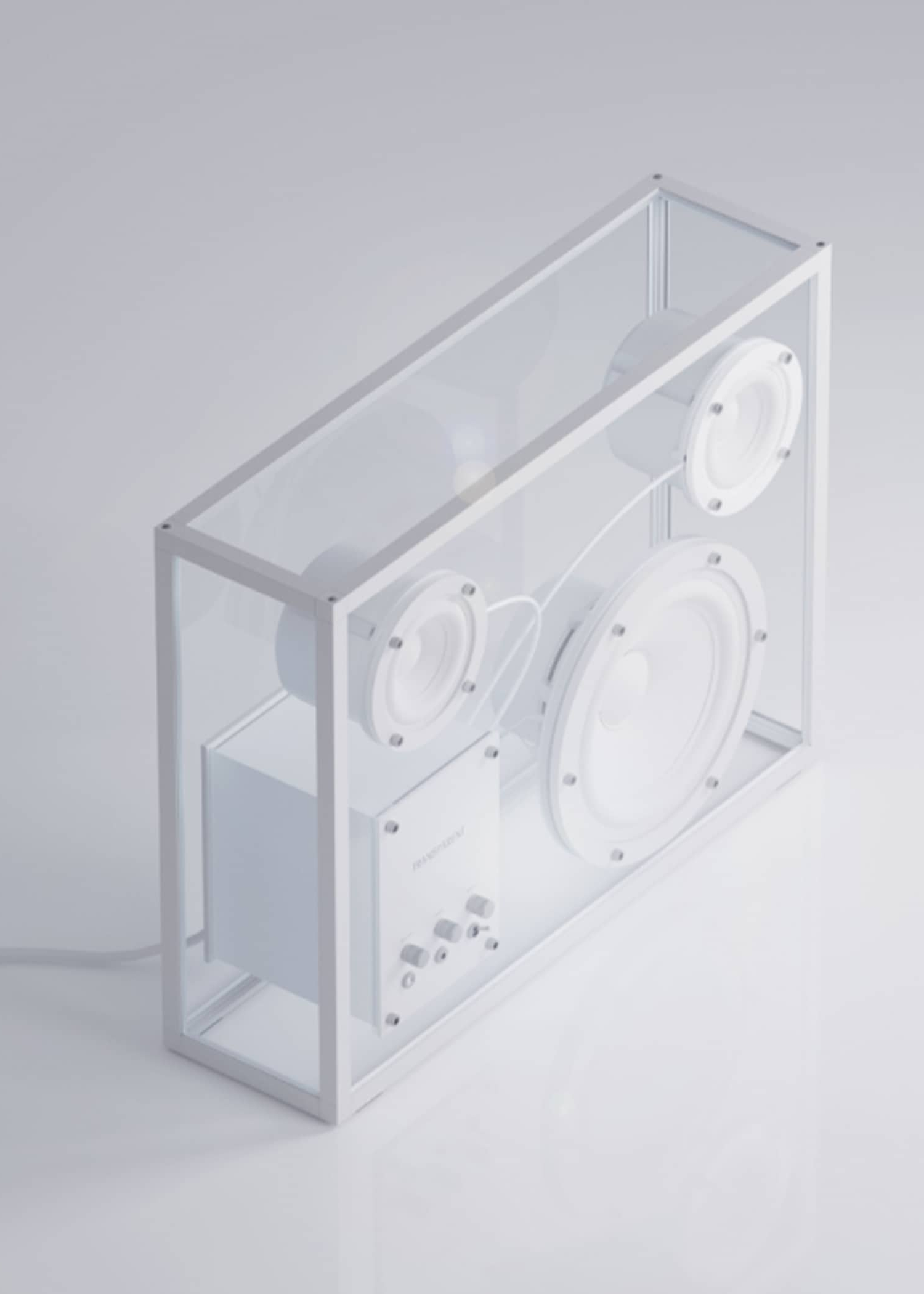 Transparent Speaker, White