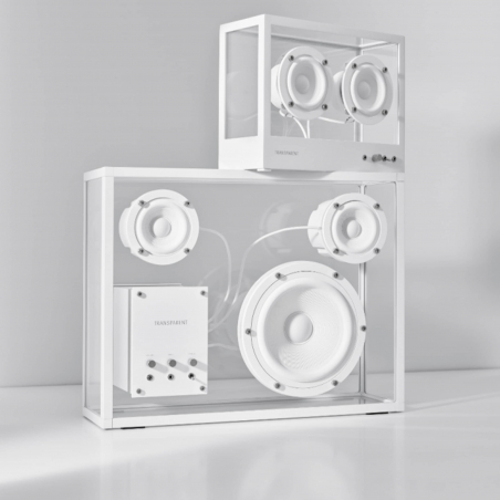 Transparent Speaker, White