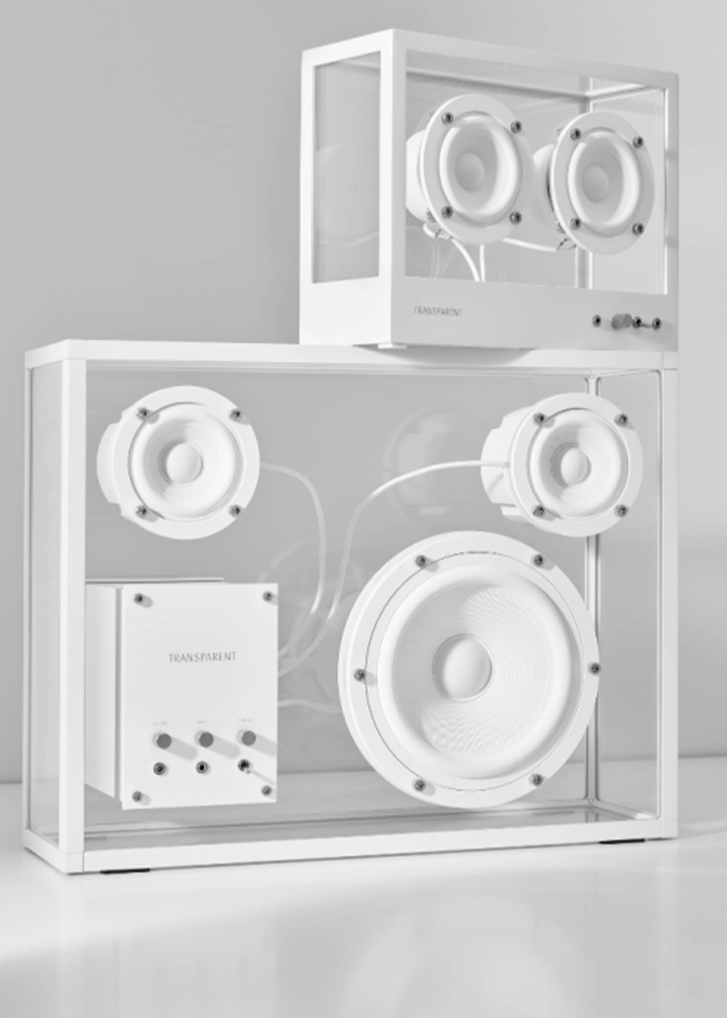 Transparent Speaker, White