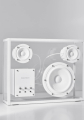 Transparent Speaker, White