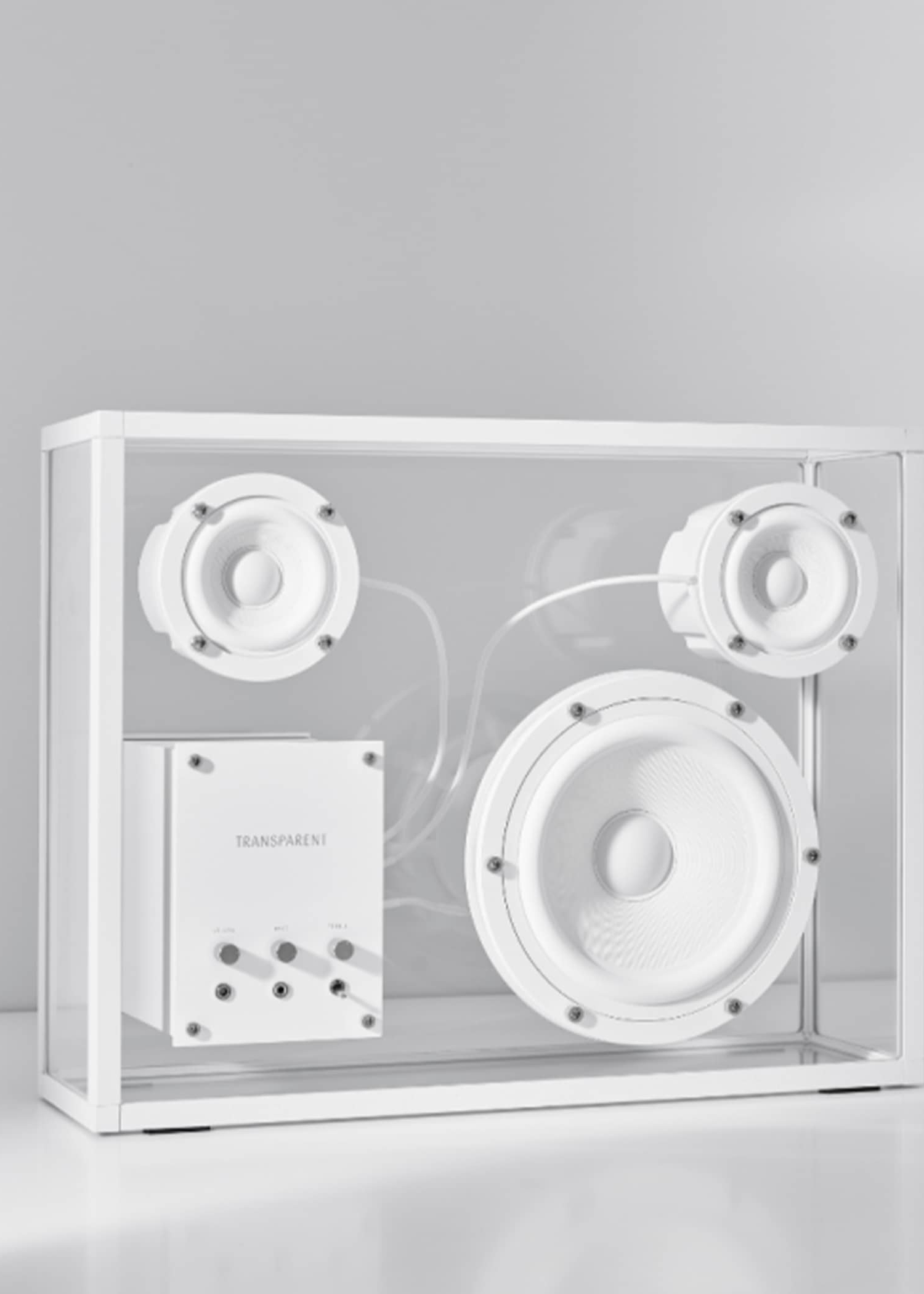 Transparent Speaker, White