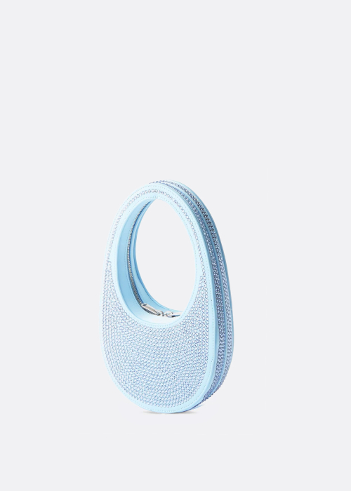 Crystal-Embellished Mini Swipe Taske
