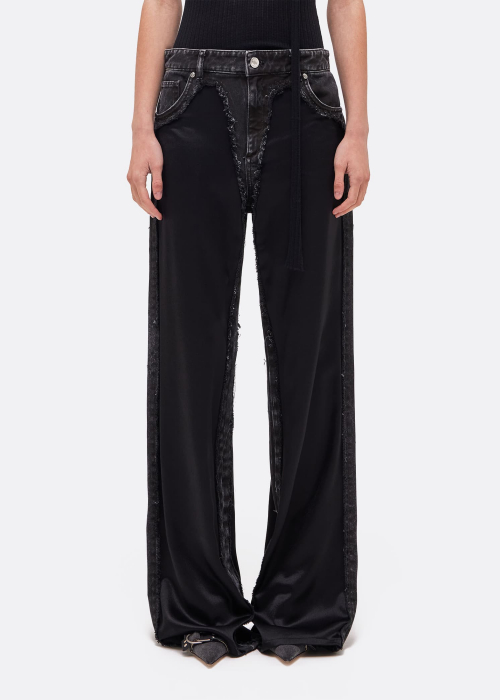 Satin Jeans Pants