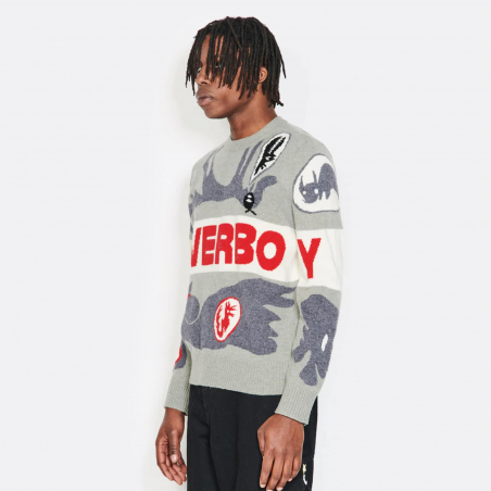 Charles Jeffrey Loverboy Loverboy Logo Jumper Trøje