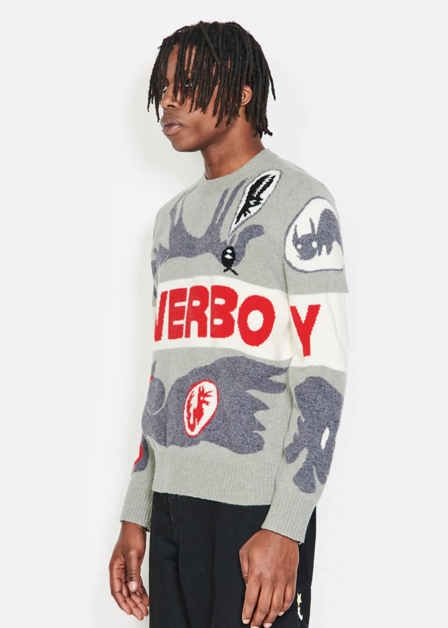 Charles Jeffrey Loverboy Loverboy Logo Jumper Trøje