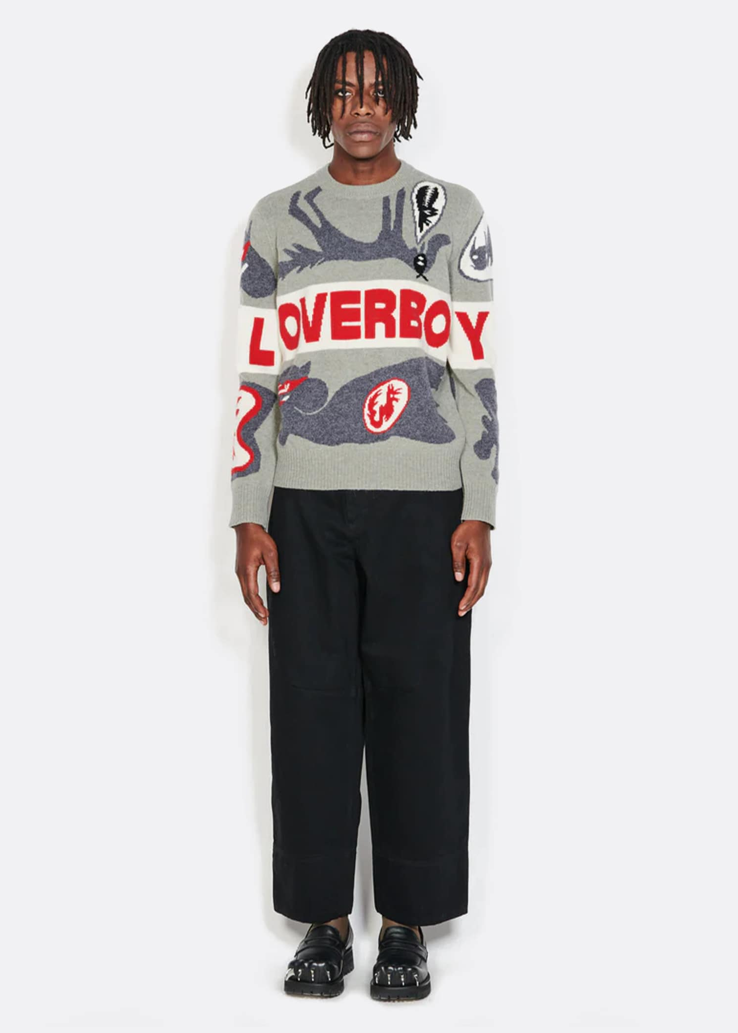 Charles Jeffrey Loverboy Loverboy Logo Jumper Trøje