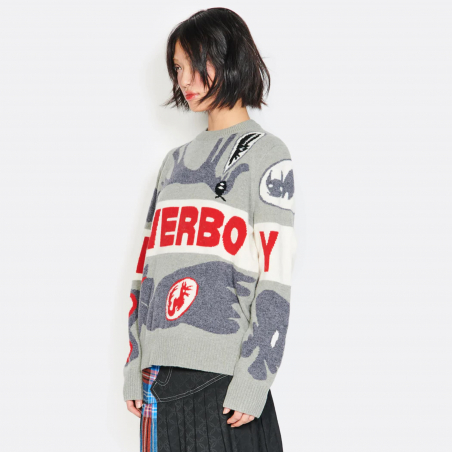 Charles Jeffrey Loverboy Loverboy Logo Jumper