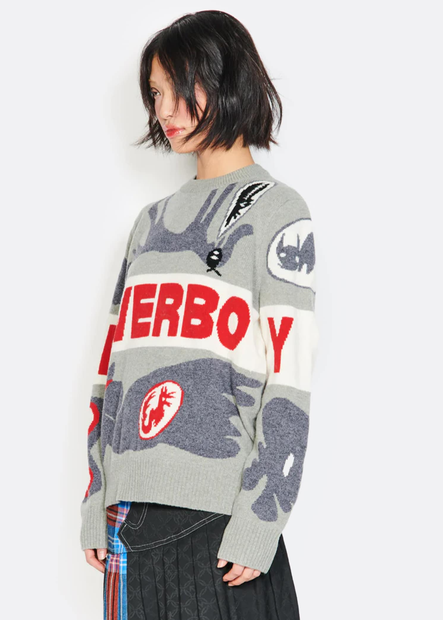 Charles Jeffrey Loverboy Loverboy Logo Jumper Trøje